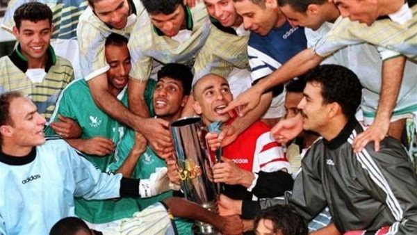 نادر السيد خلال مشاركته فى أمم أفريقيا